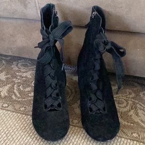 New BiBi Lou Lace Up Booties